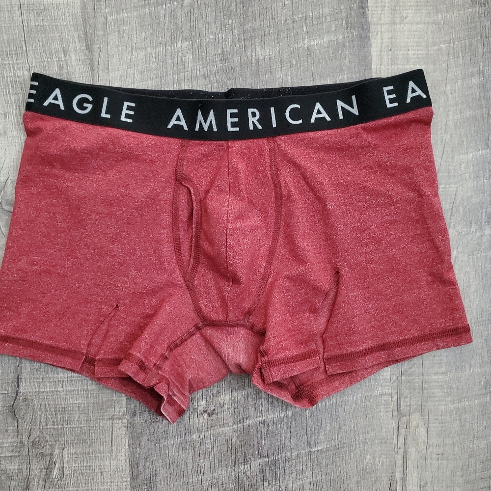 American Eagle Outfitters Men's Red Boxer Briefs